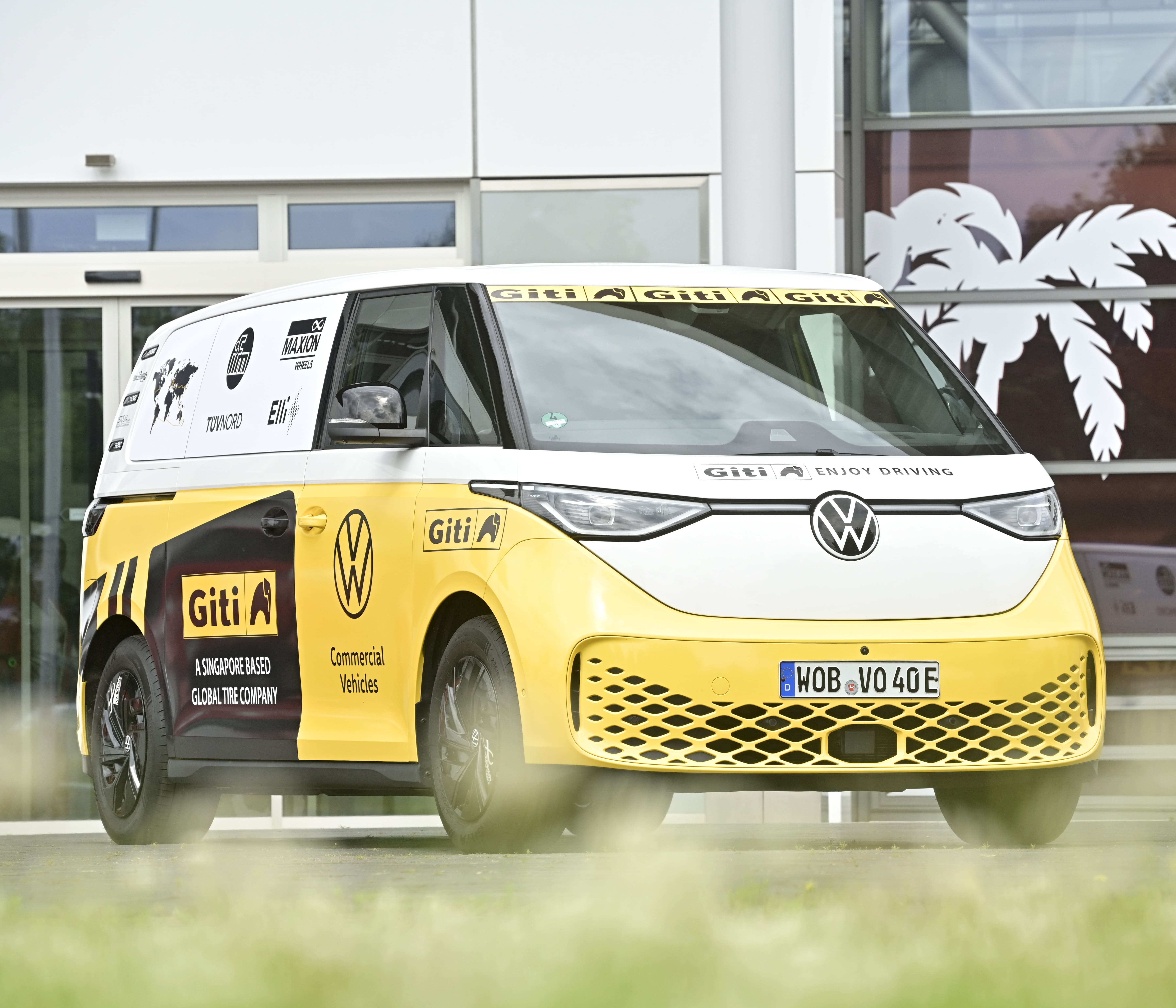 Giti Tire and VWCV Support ID. Buzz EV World Record Attempt