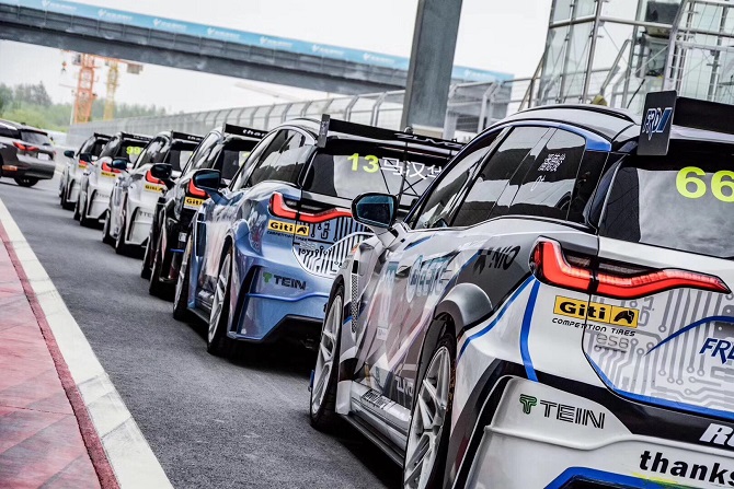 It's Electric! Giti Tires Shine in Electric Touring Car Challenge