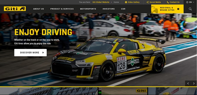Giti Tire Introduces New Global Website